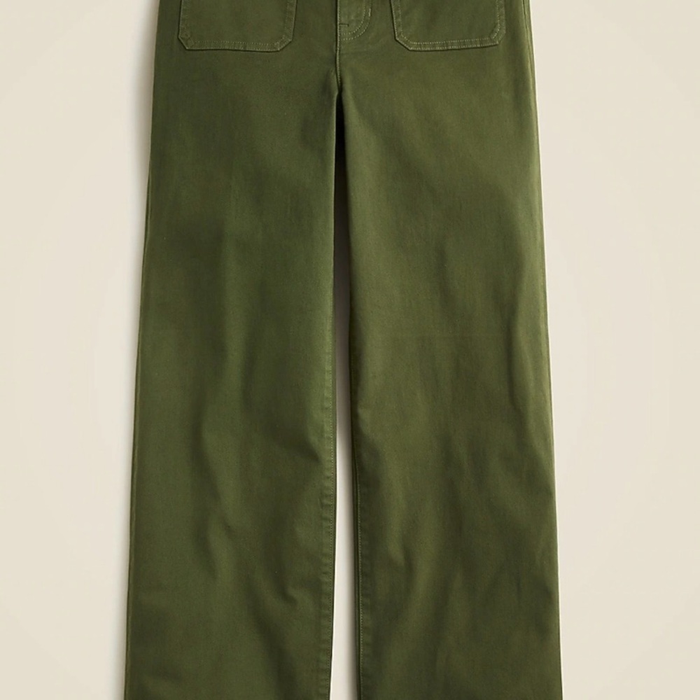 J. Crew Olive Boot Cut Pants
